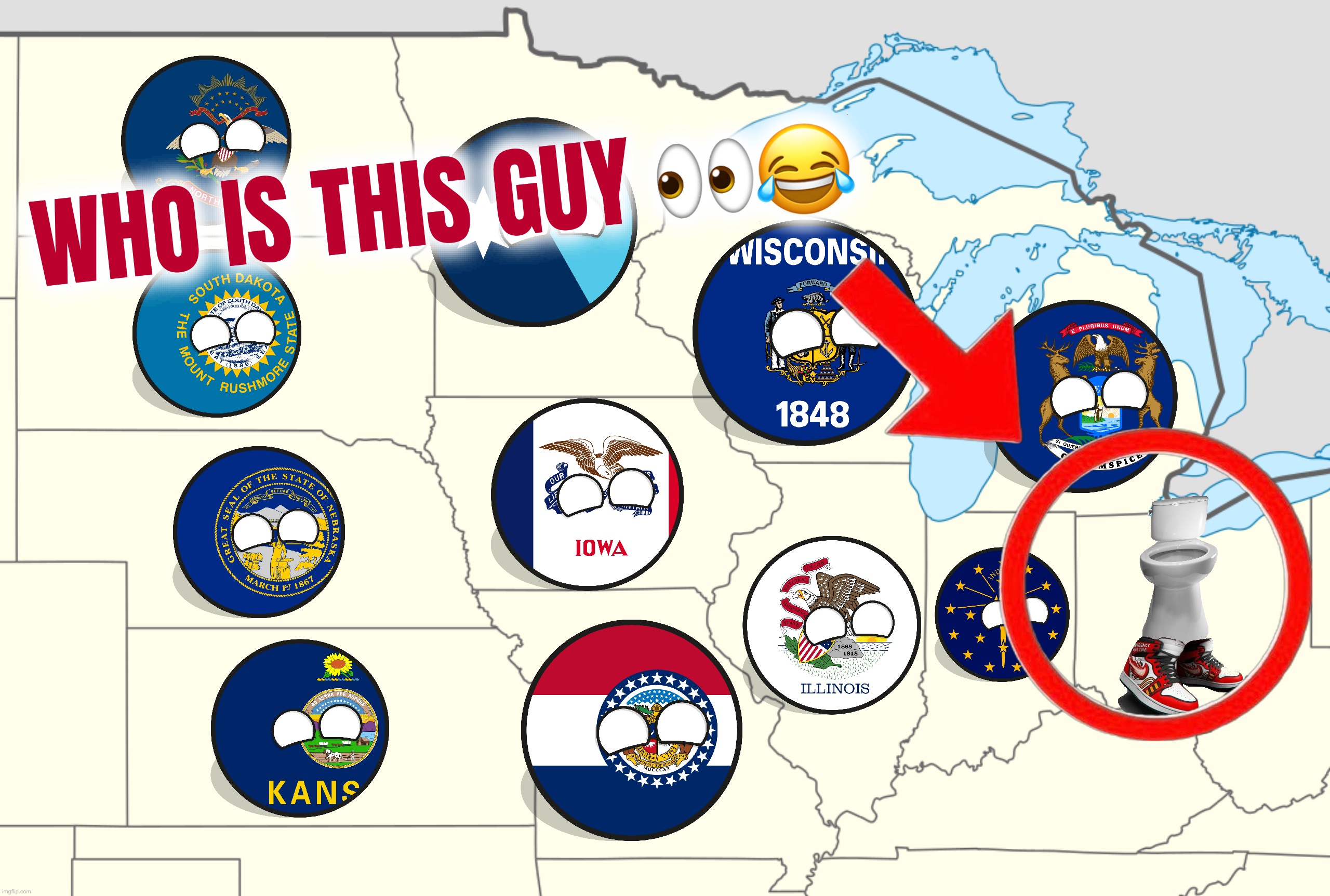 bored | WHO IS THIS GUY 👀😂 | made w/ Imgflip meme maker