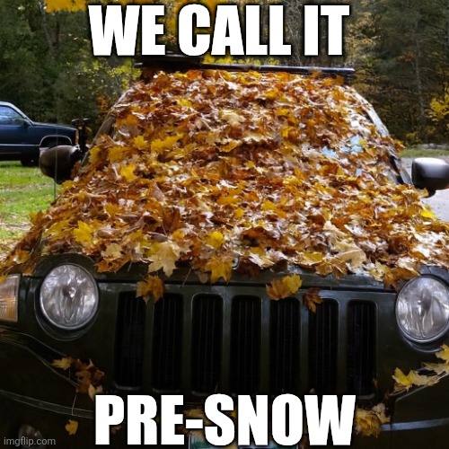 We Call It Pre-Snow | WE CALL IT; PRE-SNOW | image tagged in chrisjoines1 | made w/ Imgflip meme maker