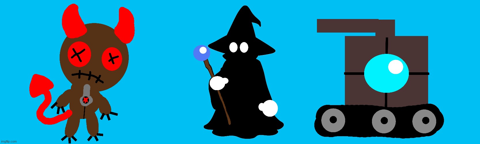 The main enemy classes in Cory's Crew. ( Demons, Phantoms, and Robots ) Now including Chocotank | image tagged in ocs | made w/ Imgflip meme maker