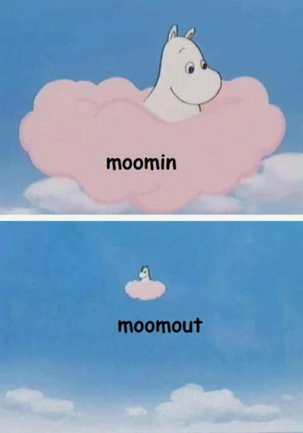 moomin moomout Blank Meme Template