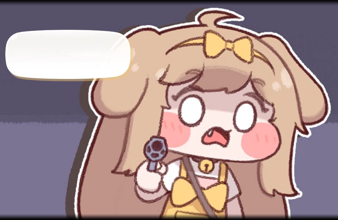 Butter w/Gun Blank Meme Template