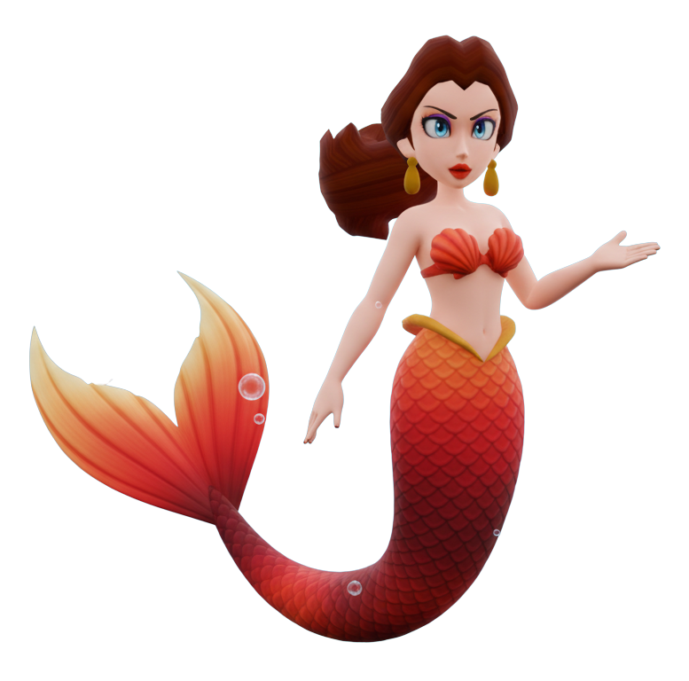 mermaid pauline Blank Meme Template
