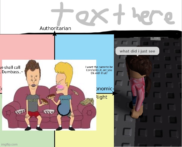 BEAVIS IS PREGNAT?!?!? | image tagged in what did i just see,beavis and butthead | made w/ Imgflip meme maker