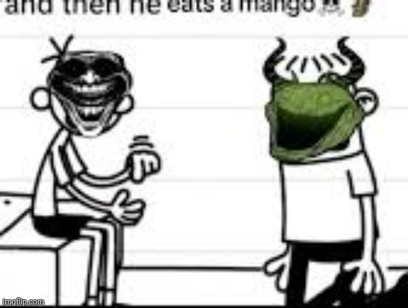 2026 meme reset asleep, post early 2025 | image tagged in and then he eats a mango | made w/ Imgflip meme maker