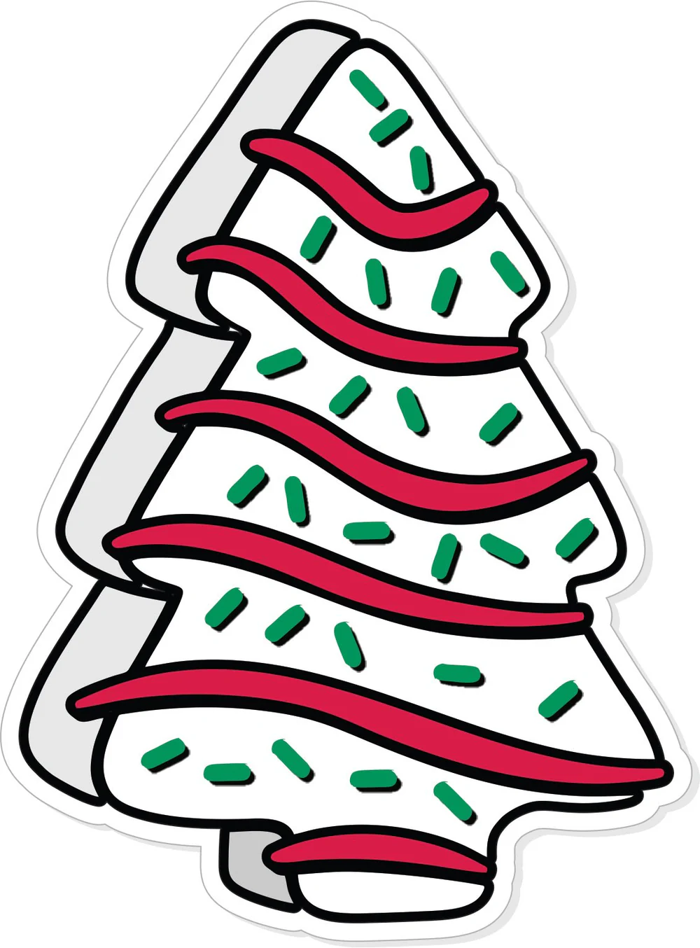 Christmas Tree Cake Blank Meme Template