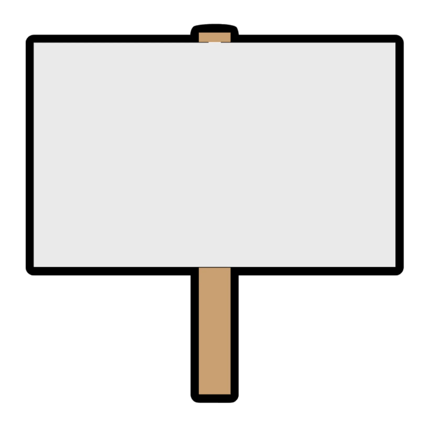 Sign Blank Meme Template