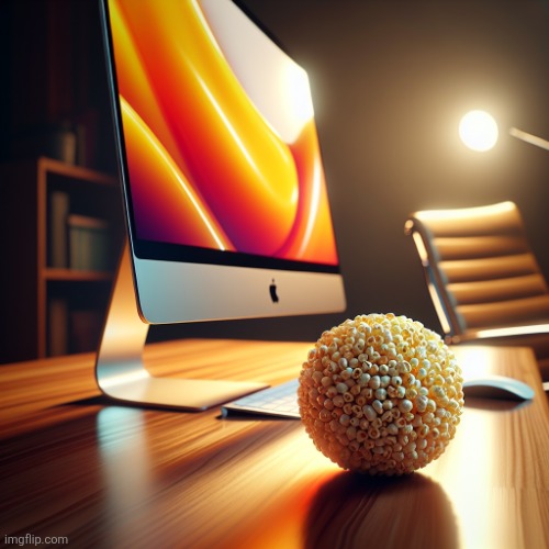 image tagged in cornball at a computer | made w/ Imgflip meme maker