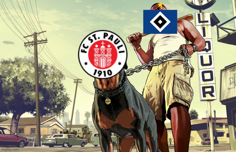 GTA 5 Franklin and his dog Chop | image tagged in gta 5 franklin and his dog chop | made w/ Imgflip meme maker