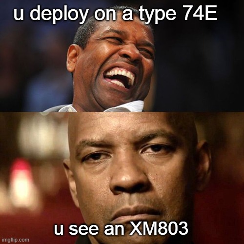 T2 matches in MWT be like | u deploy on a type 74E; u see an XM803 | image tagged in denzel happy sad | made w/ Imgflip meme maker