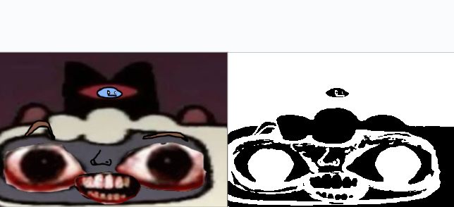 High Quality Cult of the lamb Cursed bad to worse Blank Meme Template