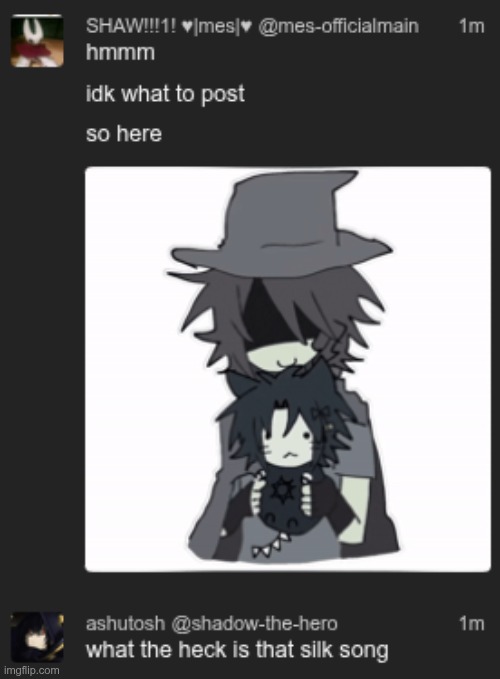 image tagged in why,magma artjam,chat | made w/ Imgflip meme maker