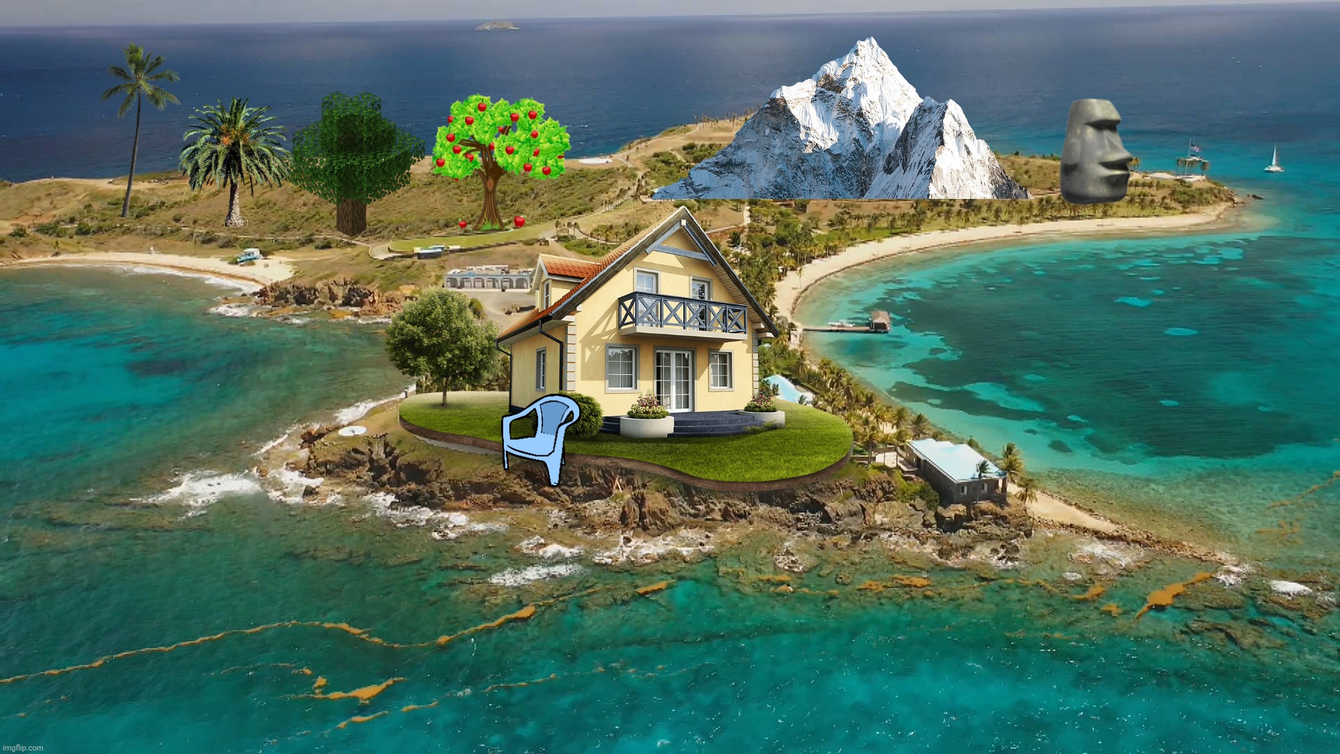 home | image tagged in epstein island,home | made w/ Imgflip meme maker