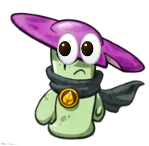 Noticing nightcap | 👀 | image tagged in pvz,plants vs zombies,pvz heroes,nightcap,noticing | made w/ Imgflip meme maker