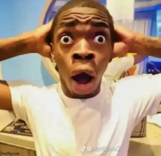 Shocked black guy | image tagged in shocked black guy | made w/ Imgflip meme maker