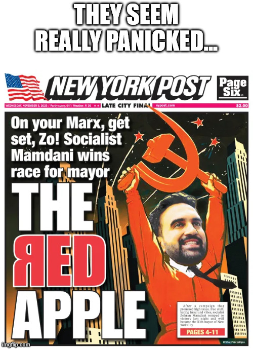 THEY SEEM REALLY PANICKED... | made w/ Imgflip meme maker