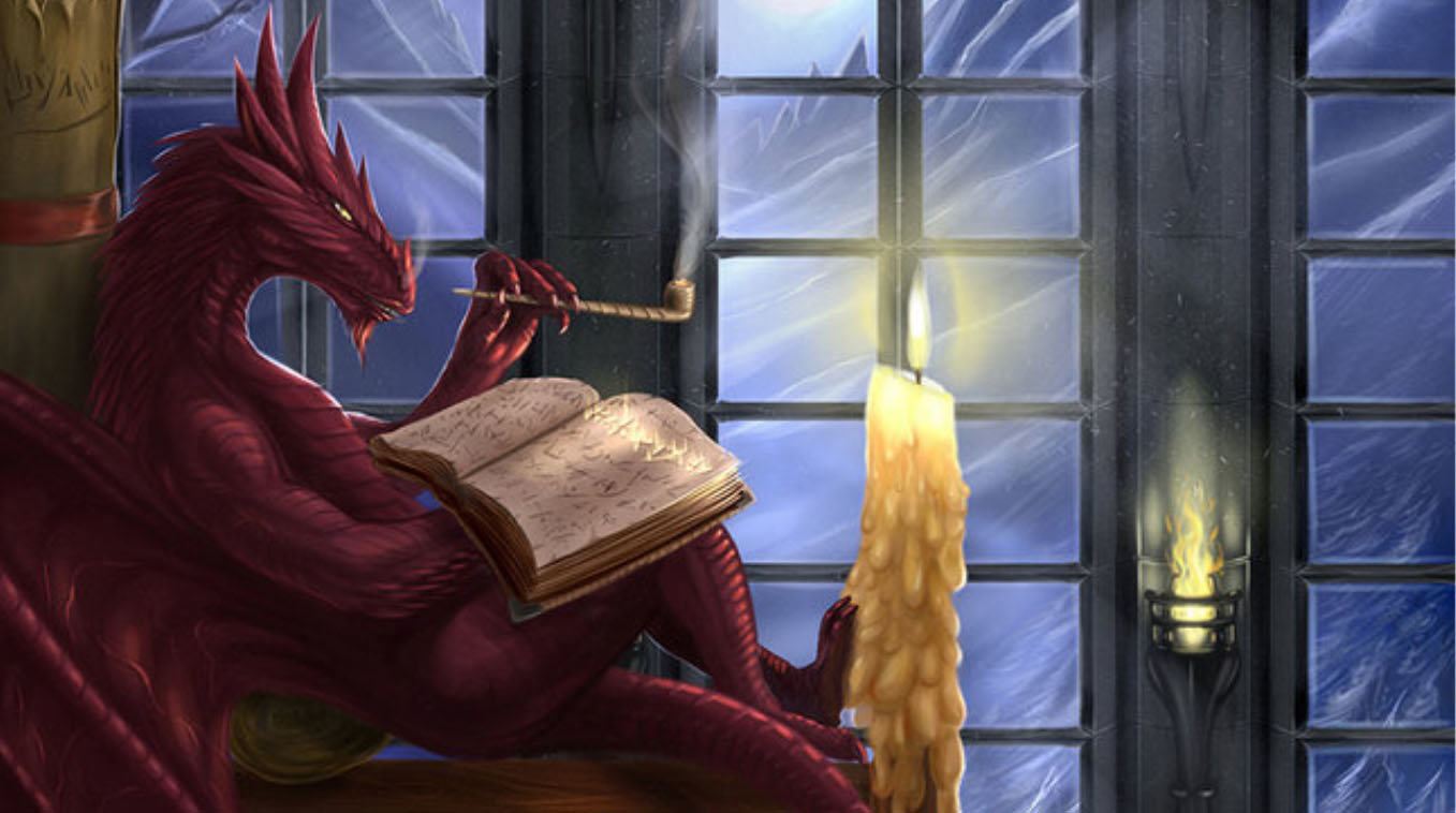 wizard in study Blank Meme Template