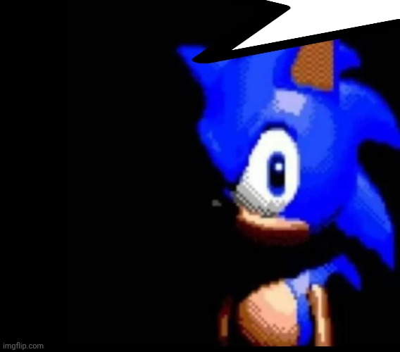 Sonic stares | image tagged in sonic stares | made w/ Imgflip meme maker