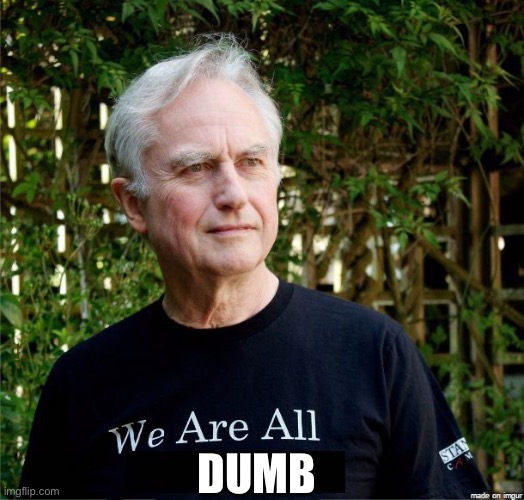 We Are All | DUMB | image tagged in we are all | made w/ Imgflip meme maker