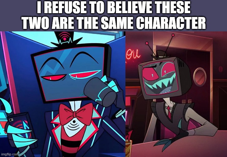 AUGH WHY DID SHE DO HIM DIRTY I ACTUALLY LIKE THE RIGHT ONE BETTER | I REFUSE TO BELIEVE THESE TWO ARE THE SAME CHARACTER | image tagged in reject modernity embrace tradition,is how i feel about this,screaming crying throwing a fit,i heart tech | made w/ Imgflip meme maker
