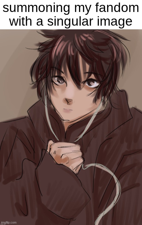 summoning my fandom with a singular image | image tagged in anormal_leaf | made w/ Imgflip meme maker