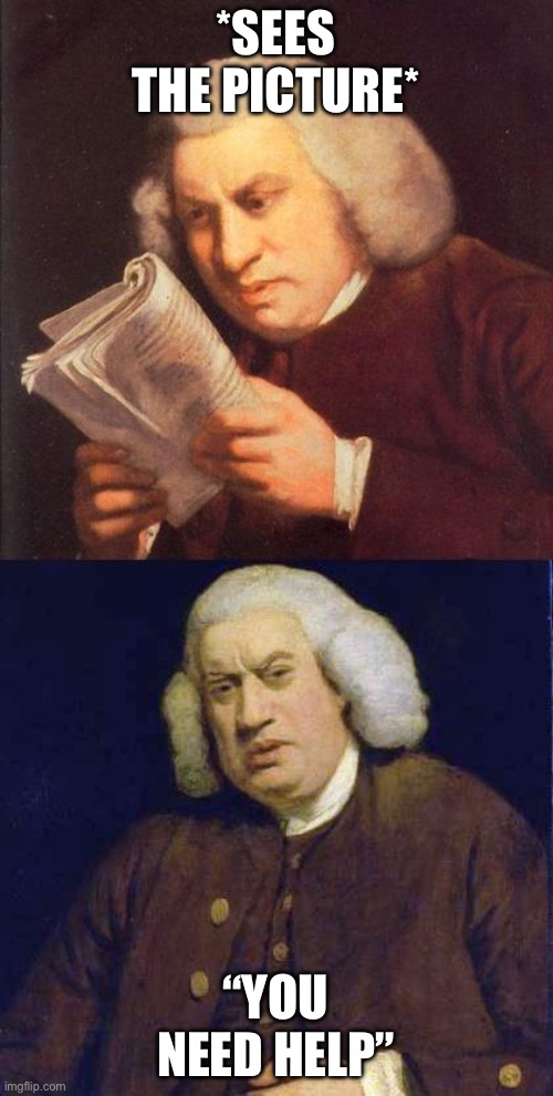 Dafuq did I just read | *SEES THE PICTURE* “YOU NEED HELP” | image tagged in dafuq did i just read | made w/ Imgflip meme maker