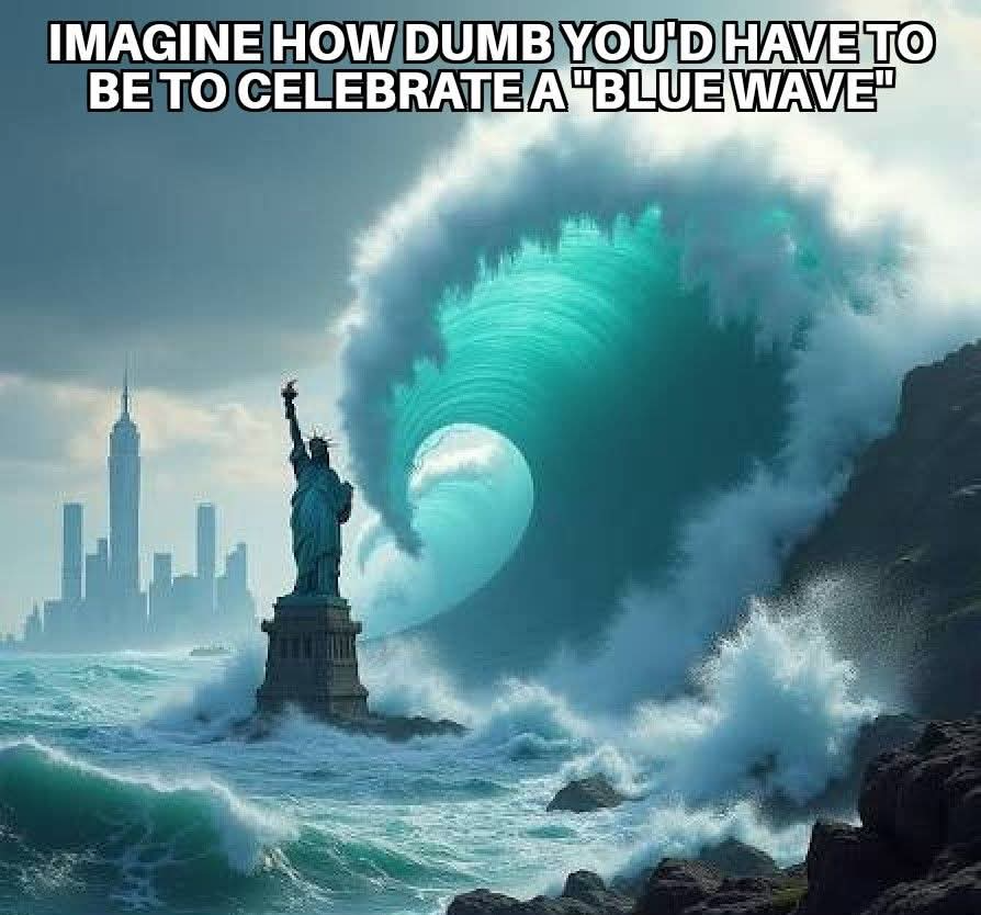 Democrat blue wave Blank Meme Template