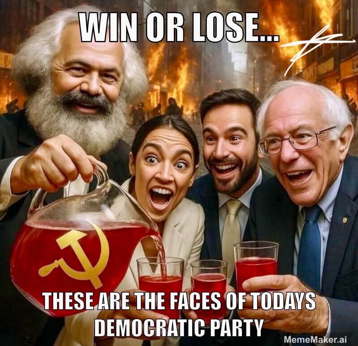 Democrats drinking Kool Aid Blank Meme Template