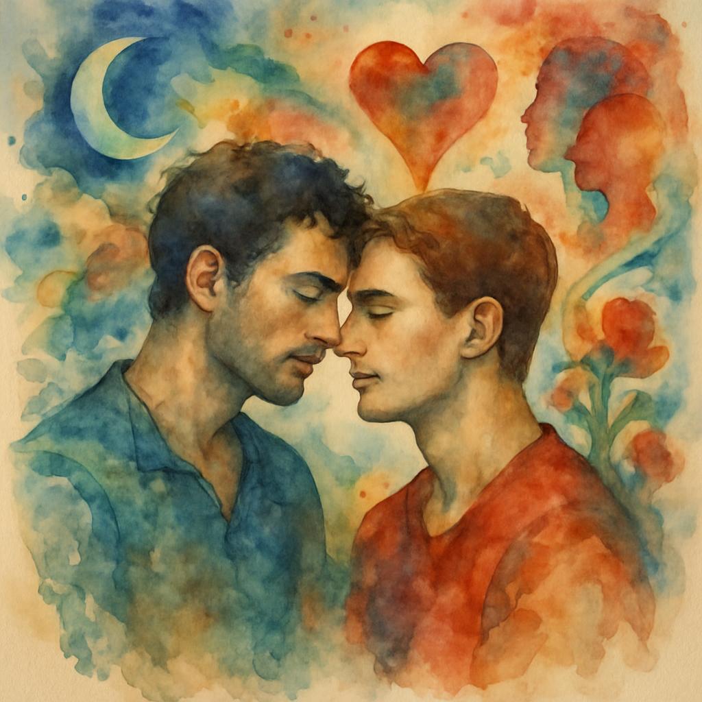 High Quality A love story between two men Blank Meme Template