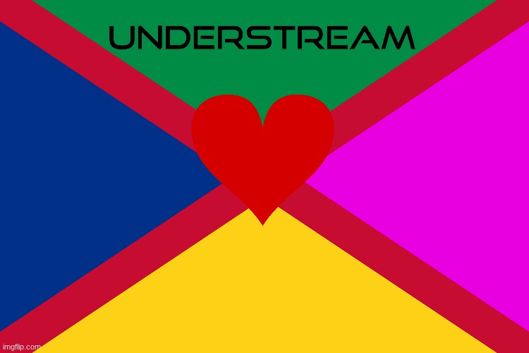 I made a flag for this stream | image tagged in undertale,flag | made w/ Imgflip meme maker