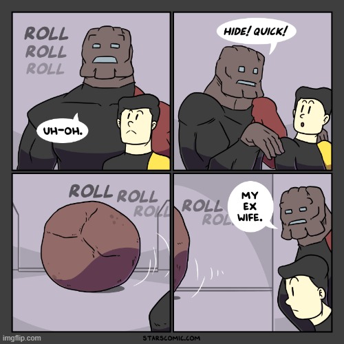 image tagged in stars,rock,hiding,rocks,rolling,ex wife | made w/ Imgflip meme maker