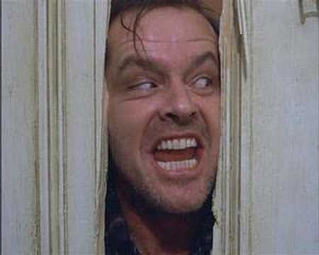 HERE'S JONNY Blank Meme Template