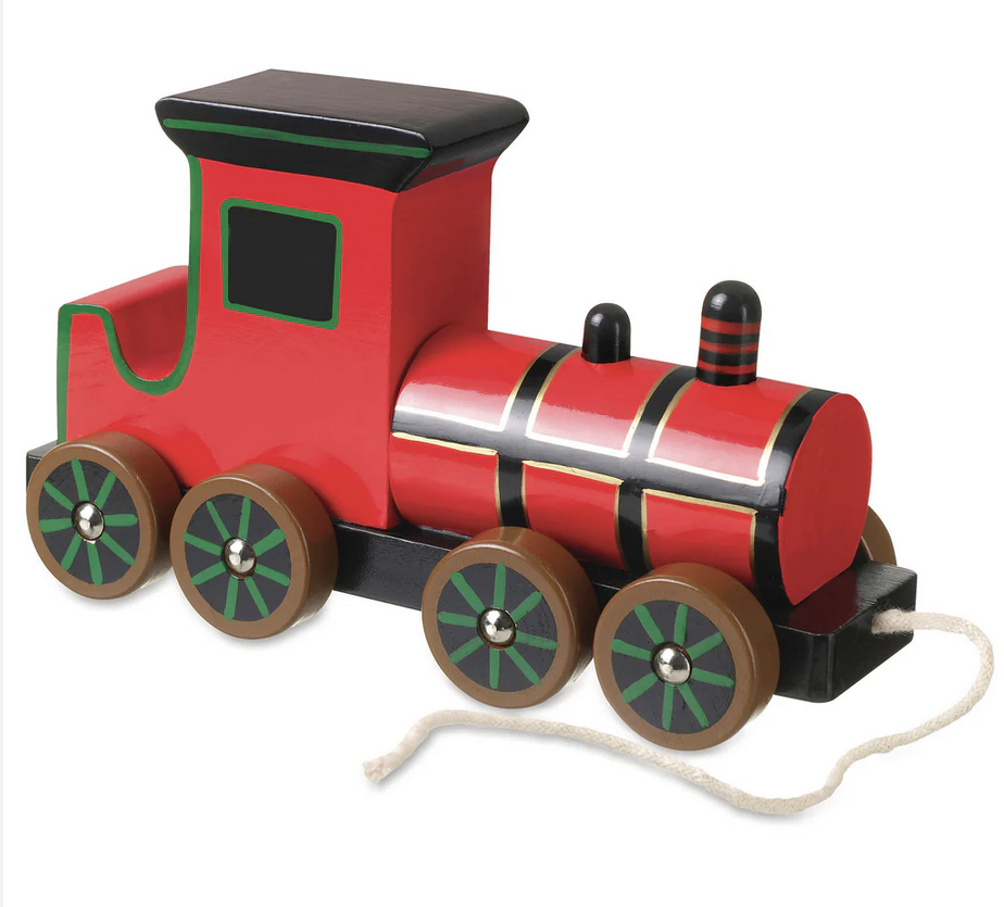 All aboard the wooden toy train Blank Meme Template
