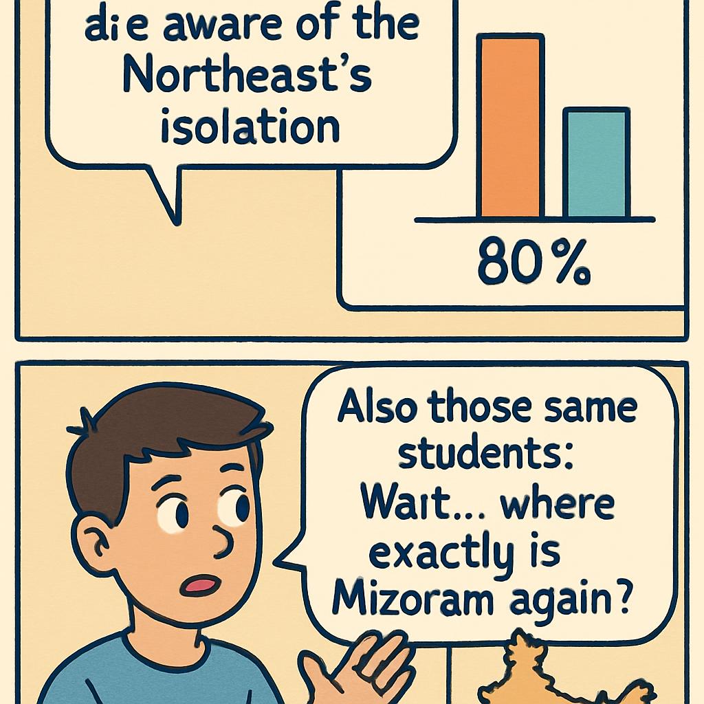 ? “Survey says 80% of students are aware of the Northeast’s isol Blank Meme Template
