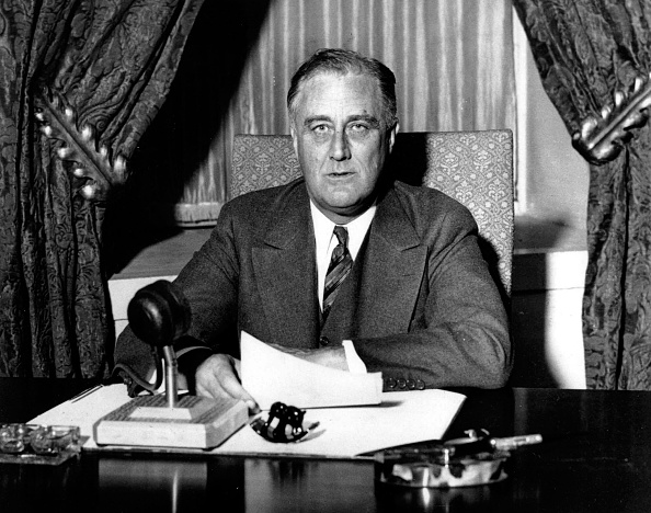 FDR  Franklin D. Roosevelt Blank Meme Template
