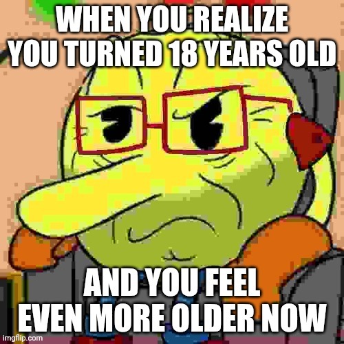 Pac-Nerd is a grown man now | image tagged in pacman,nerd,neckbeard,old man,feel old yet,getting old | made w/ Imgflip meme maker