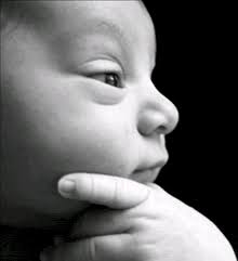 Thinking Baby Blank Meme Template