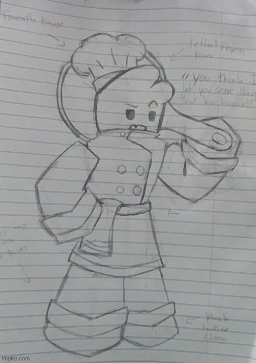 This is Frying  Pan, my Phighting oc! gimme a reason why he's passively grumpy (right or wrong answers welcome) | made w/ Imgflip meme maker