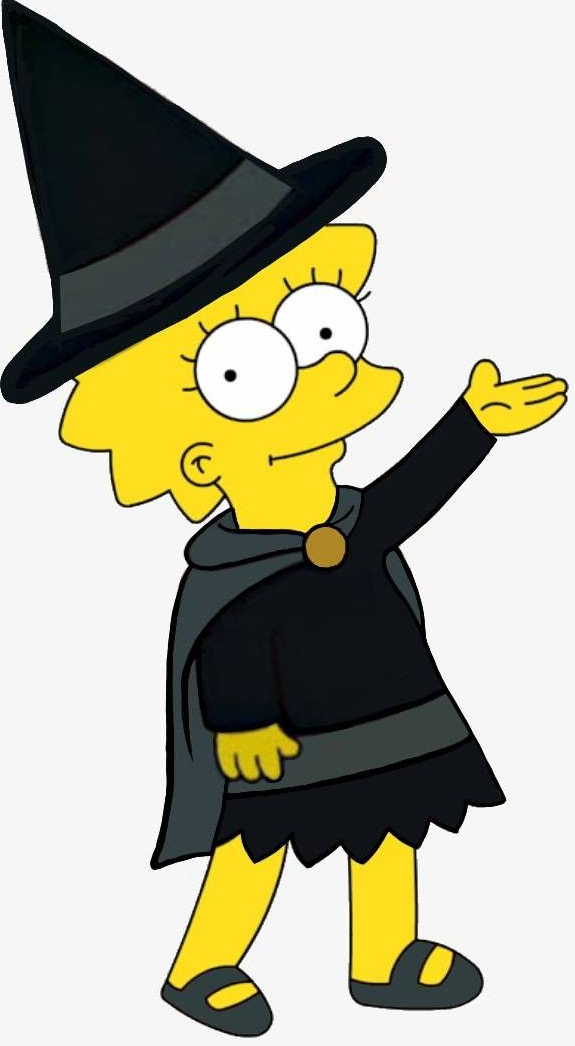 Witch Lisa Simpson Blank Meme Template