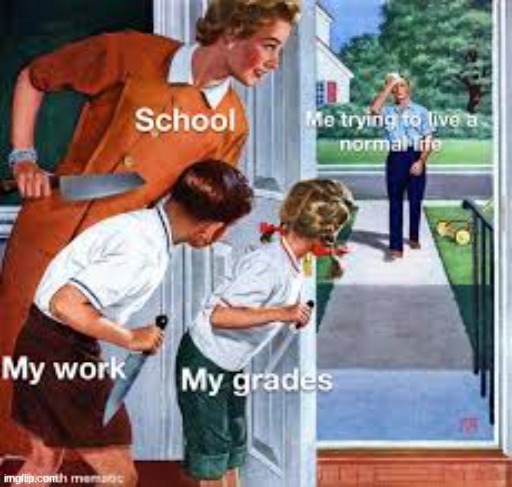 i hate high school so much | image tagged in fuck,school,high school,sucks | made w/ Imgflip meme maker