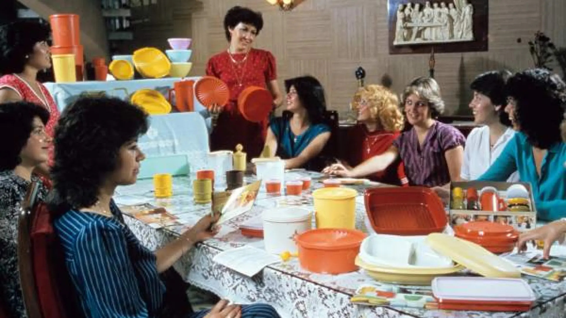 Tupperware meeting Blank Meme Template