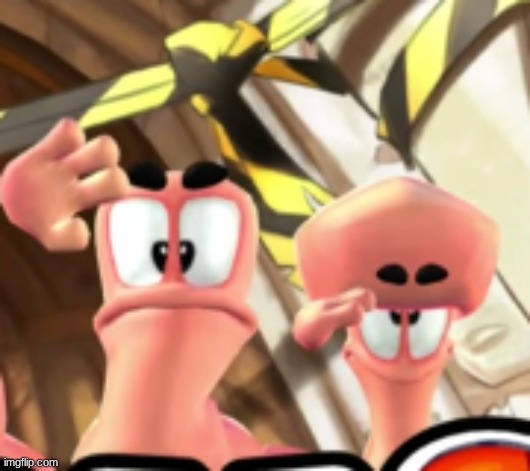 W0rm and Squig saluting | image tagged in w0rm and squig saluting | made w/ Imgflip meme maker