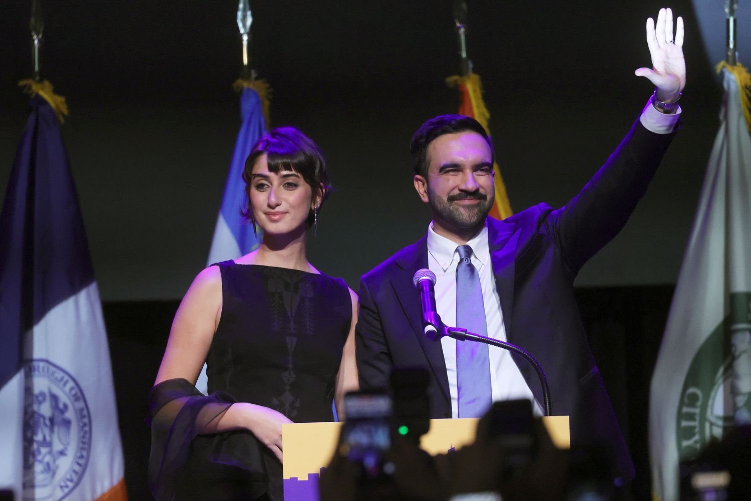 High Quality Zohran Mamdani and Rama Duwaji Blank Meme Template