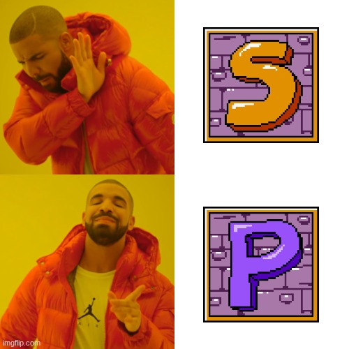 What all Pizza Tower players want | image tagged in memes,drake hotline bling,pizza tower | made w/ Imgflip meme maker