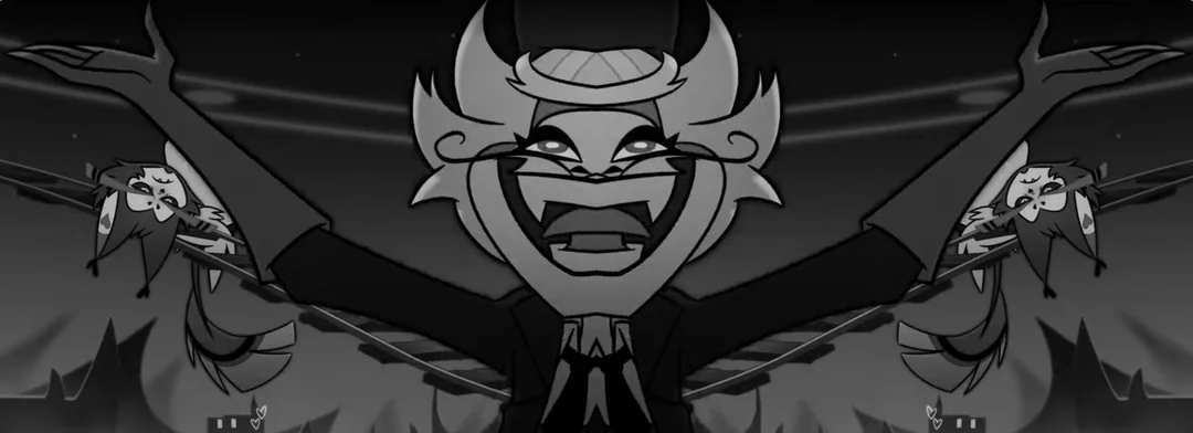 Hazbin Hotel "Absolute cinema" Blank Meme Template