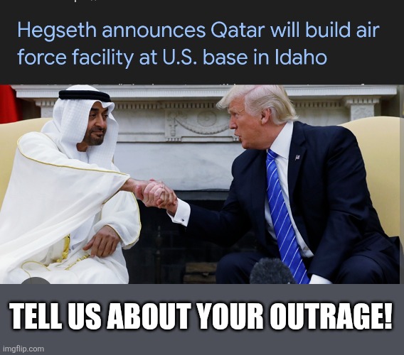 TELL US ABOUT YOUR OUTRAGE! | made w/ Imgflip meme maker