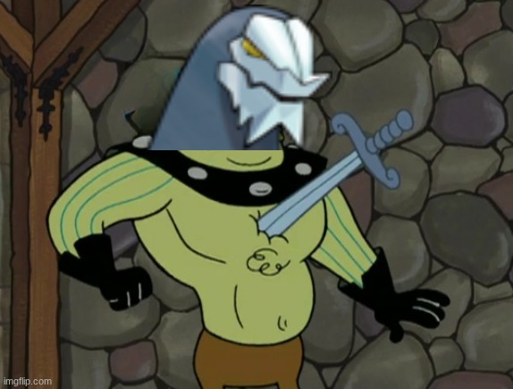 Mega Baxcalibur | image tagged in memes,funny,pokemon,spongebob,cartoon | made w/ Imgflip meme maker