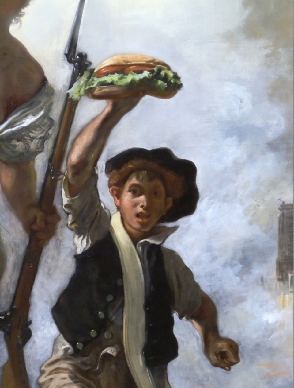 Revolutionary Sandwich Guy Blank Meme Template