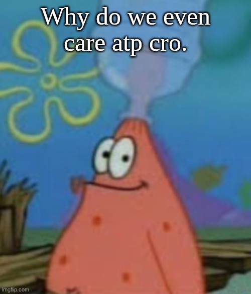 just shitposts for fucks sake | Why do we even care atp cro. | image tagged in subaru | made w/ Imgflip meme maker