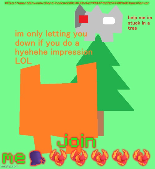 plantt funguss christmas temp | https://www.roblox.com/share?code=e2d818f32bc6e7498379dd5b933309a0&type=Server; join me🗣️🐦‍🔥🐦‍🔥🐦‍🔥🐦‍🔥🐦‍🔥 | image tagged in plantt funguss christmas temp | made w/ Imgflip meme maker