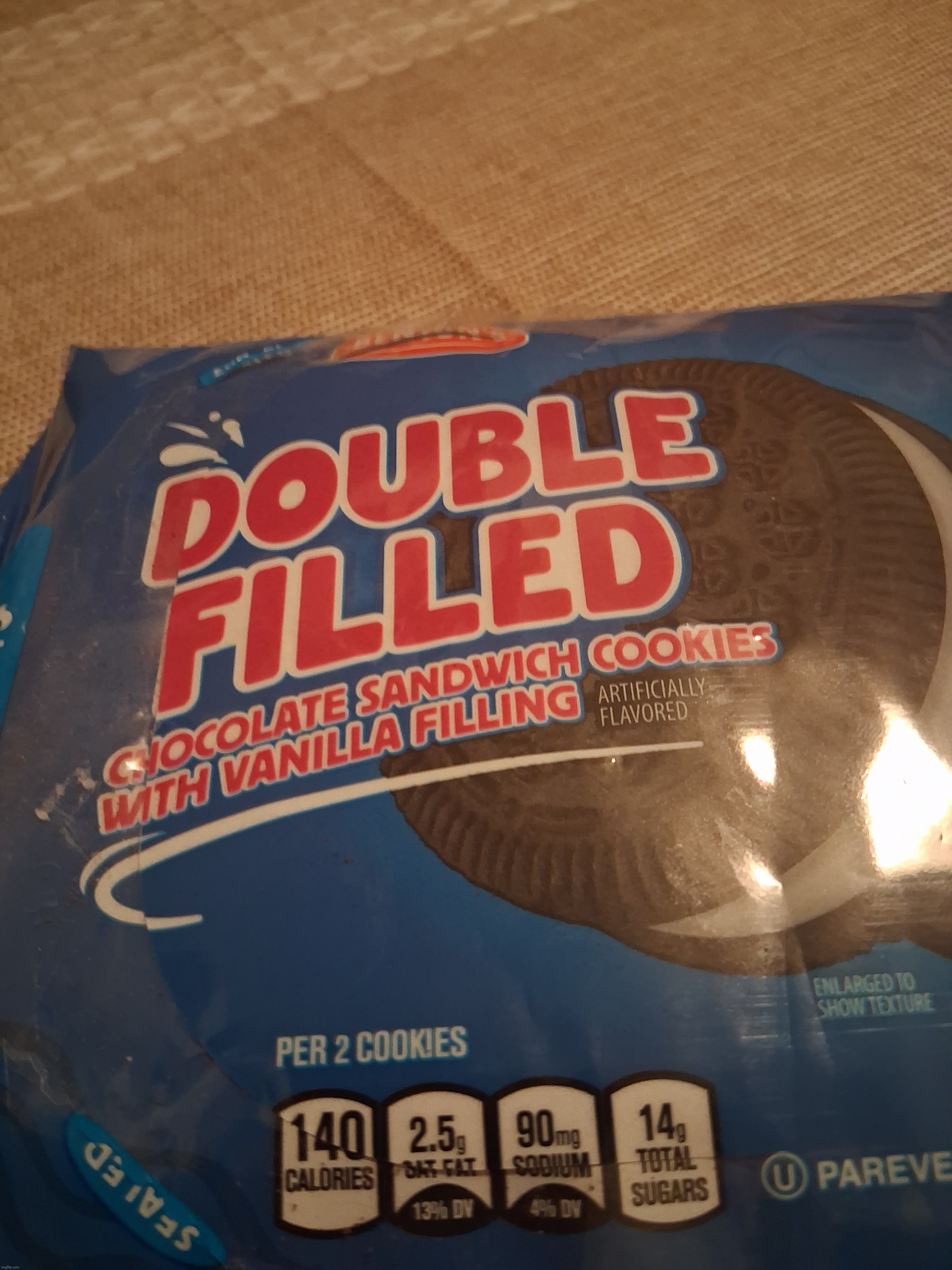 Fucked up in the crib eating double filled chocolate sandwich cookies | made w/ Imgflip meme maker